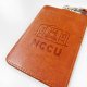 NCCU四維堂皮革雙層證件套_焦糖棕